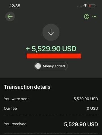 $5,529 payment